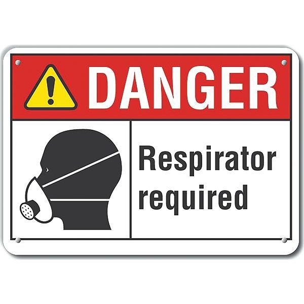 Alum Danger Respirator Required, 14
