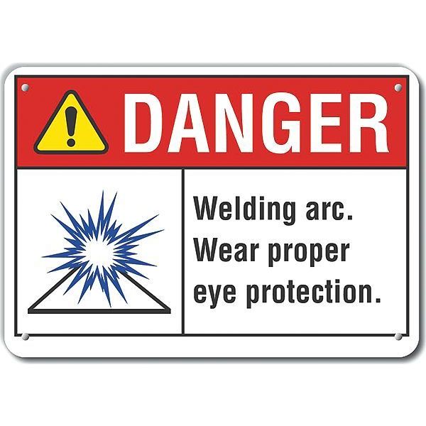 Reflalum Danger Welding Arc, 10