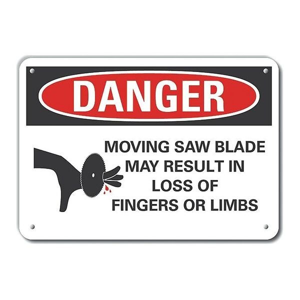 Alum Danger Moving Saw Blade, 10