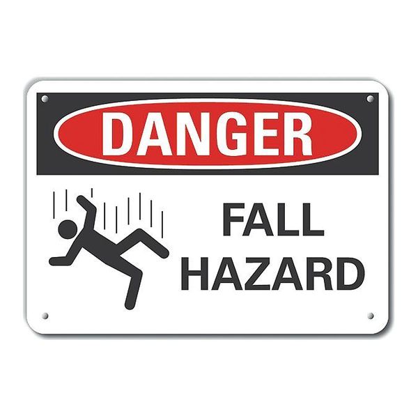 Alum Danger Fall Hazard, 10