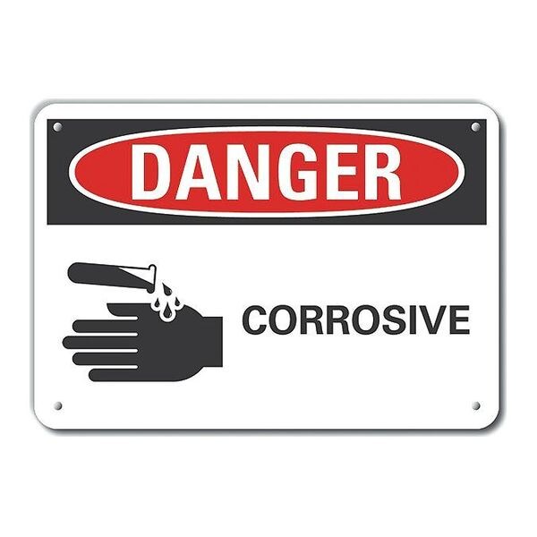 Alum Danger Corrosive, 10