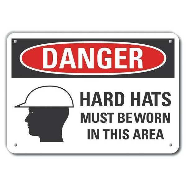 Reflalum Danger Hard Hats, 10