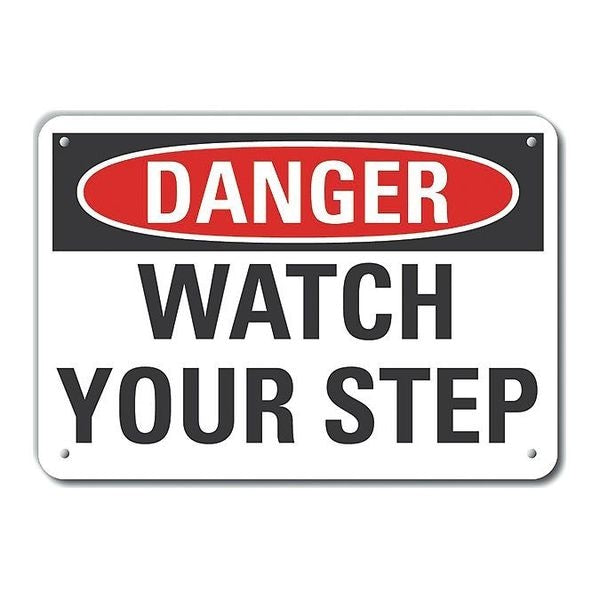 Refl Alum Danger Watch Your, 10