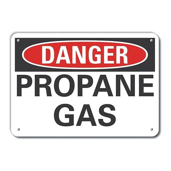 Alum Danger Propane Gas, 10