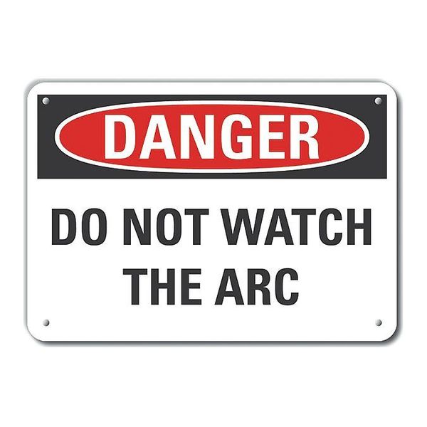 Refl Alum Danger Do Not Watch, 14
