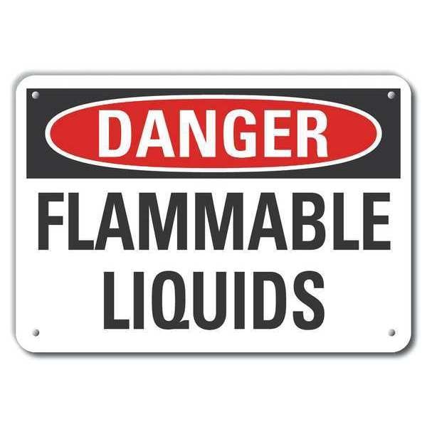 Danger Sign, 7 in H, 10 in W, Plastic, Vertical Rectangle, English, LCU4-0390-NP_10X7