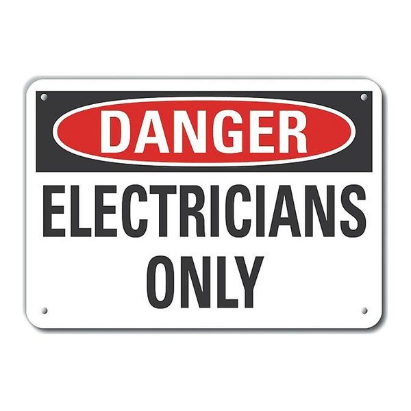 Alum Danger Electricians Only, 10