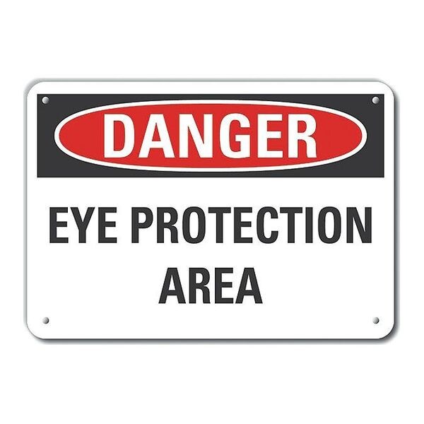 Refl Alum Danger Eye, 10