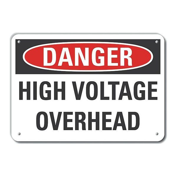 Decal, Danger High Voltage, Plastic, 10x7