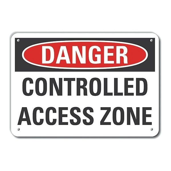 Refl Alum Danger Controlled, 14