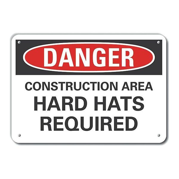 Decal, Danger Construction Area, 10x7