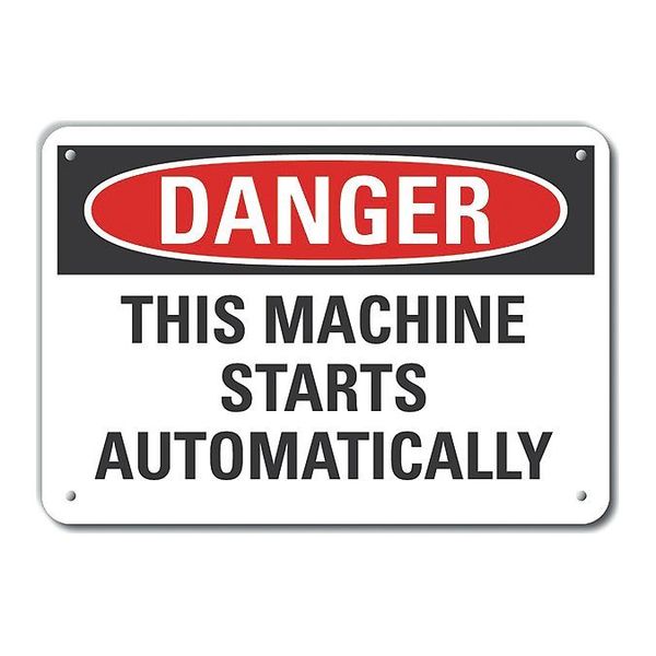 Alum Danger This Machine Starts, 10