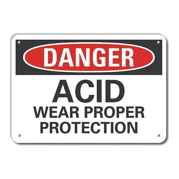 Alum Danger Acid Wear Proper, 10