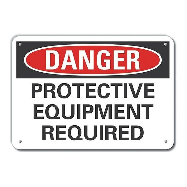 Refl Alum Danger Protective, 14