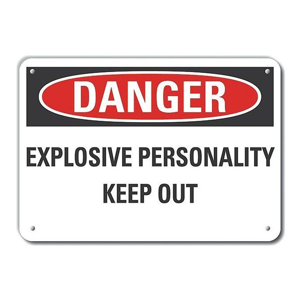 Alum Danger Explosive, 10