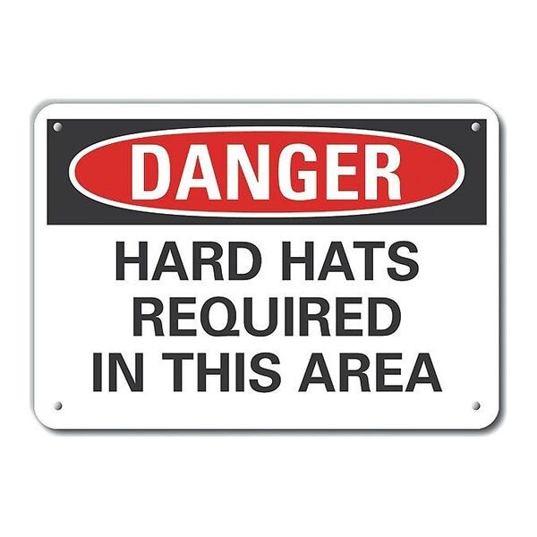 Alum Danger Hard Hats Required, 10