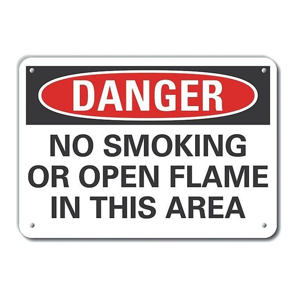Reflective No Smoking Danger Sign, 7