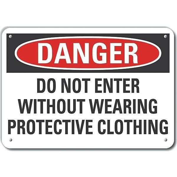 Decal, Danger Do Not Enter, 14x10
