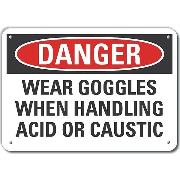 Decal, Danger Wear Protective, 10 x 7