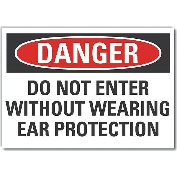 Decal, Danger Do Not Enter, 7 x 5