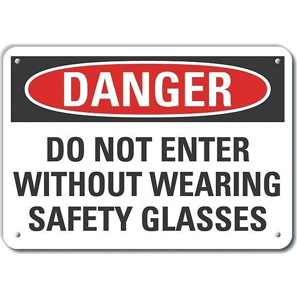 Decal, Danger Do Not Enter, 14x10