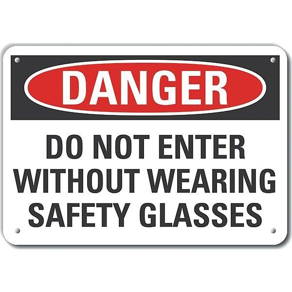 Decal, Danger Do Not Enter, 14 x 10
