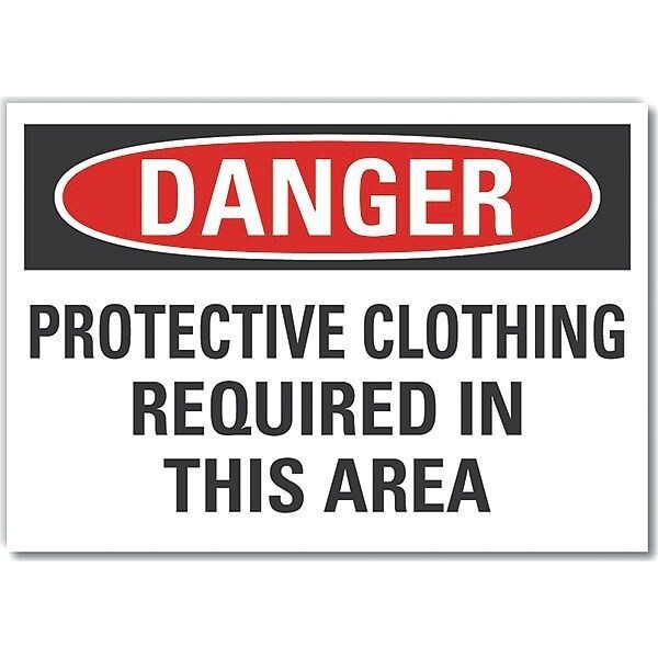 Decal, Danger Protective, 10 x 7