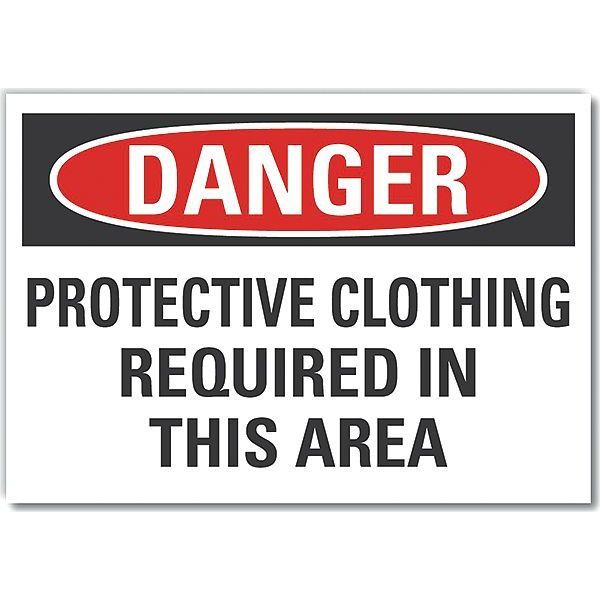 Decal, Danger Protective, 7 x 5