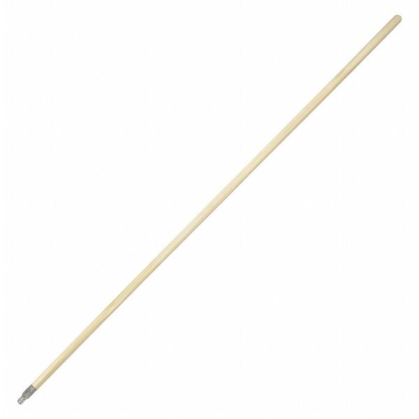 60 in Threaded Squeegee Handle, 1 in Dia, Natural, Wood