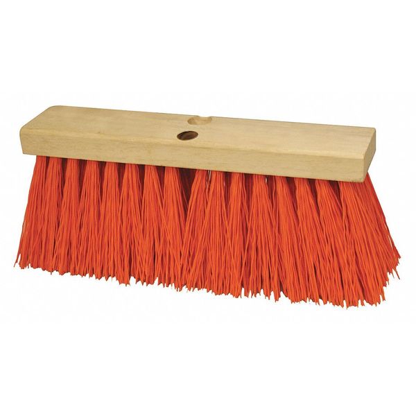 18 in Sweep Face Sweeping Broom, Orange