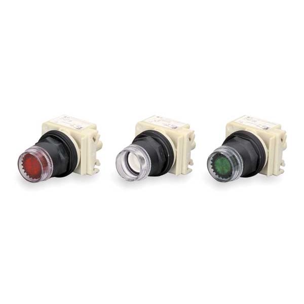 Illuminated Push Button Operator, 30 mm, Green