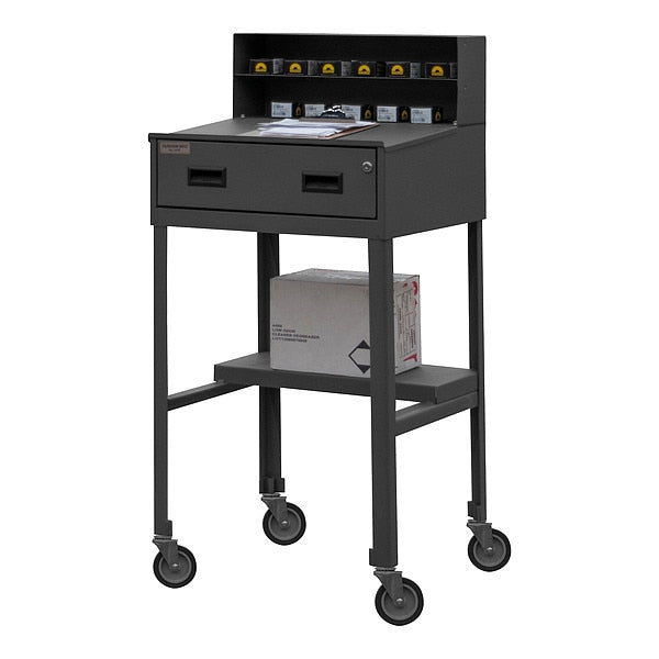 Shop Desk, 23 x 51 x 20 In, Gray