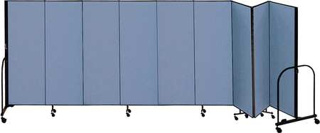 Partition, 16 Ft 9 In W x 6 Ft H, Blue