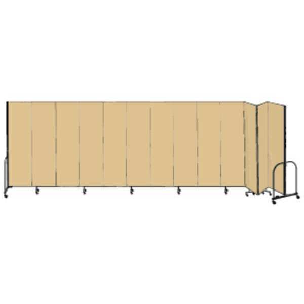 Partition, 24 Ft 1 In Wx7 Ft 4 In H, Beige
