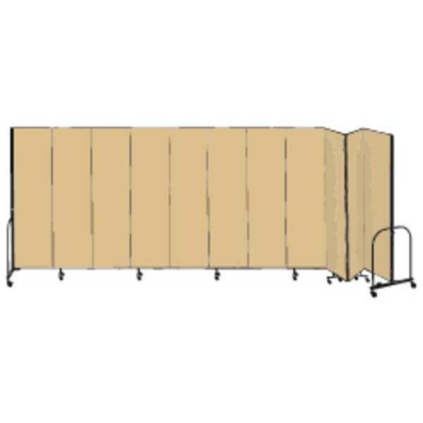 Partition, 20 Ft 5 In Wx6 Ft 8 In H, Beige