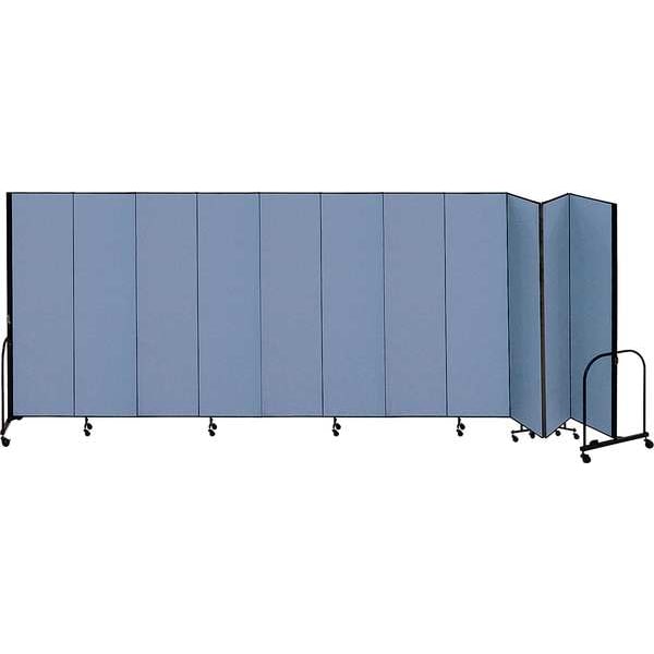 Partition, 20 Ft 5 In W x7 Ft 4 In H, Blue