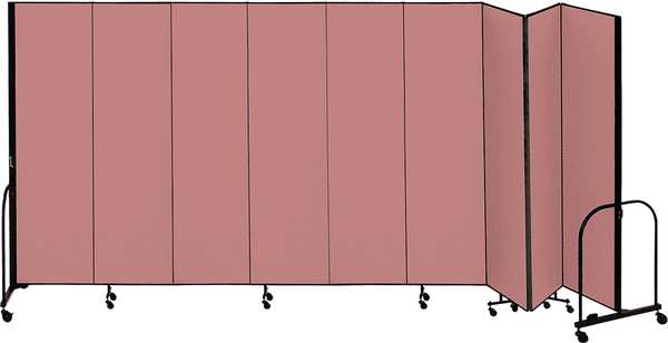 Partition, 16 Ft 9 In Wx7 Ft 4 In H, Mauve