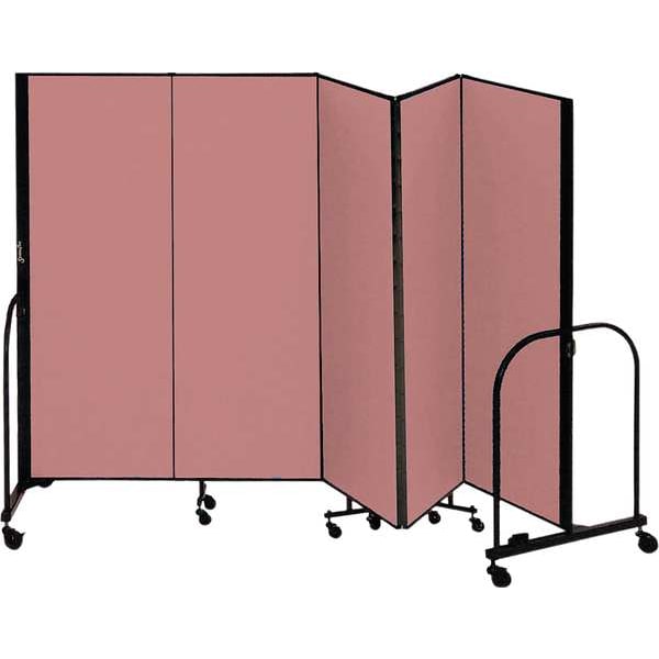Partition, 9 Ft 5 In W x7 Ft 4 In H, Mauve