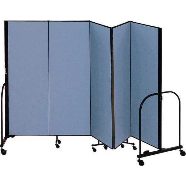 Partition, 9 Ft 5 In W x 6 Ft 8 In H, Blue