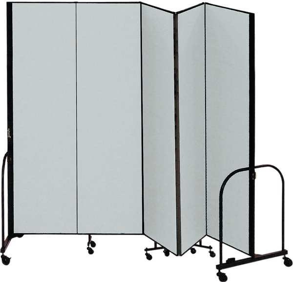 Partition, 9 Ft 5 In W x 7 Ft 4 In H, Gray