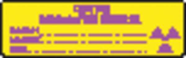 Label, 7/8 In. H, 2-7/8 In. W, PK500, LB541