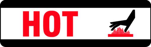 Label, 7/8 In. H, 2-7/8 In. W, PK500, LB132305
