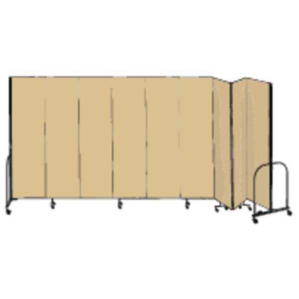 Partition, 16 Ft 9 In Wx6 Ft 8 In H, Beige