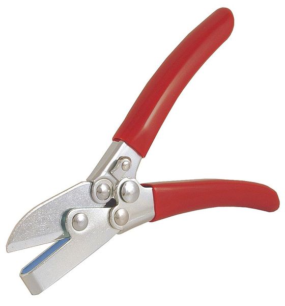 Crimper, 11-3/4 In L, Zinc Plated Steel