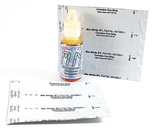 Test Strip, Micro 7 W Manganese Reagent