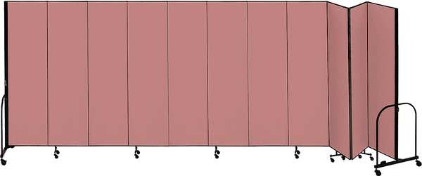 Partition, 20 Ft 5 In Wx7 Ft 4 In H, Mauve