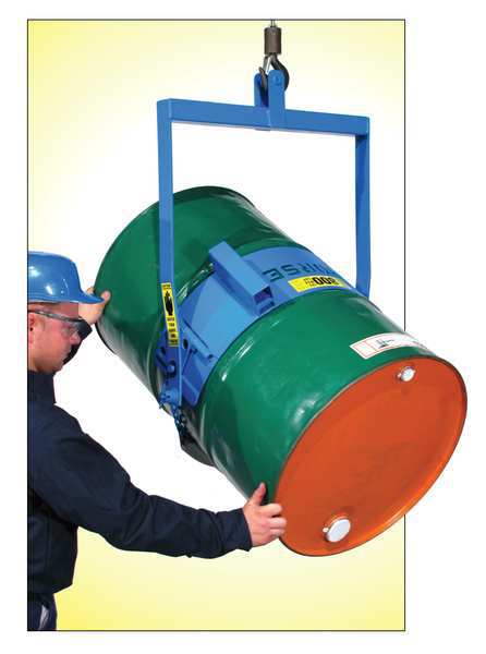 Drum Carrier, 55 gal., 800 lb., Manual Tilt