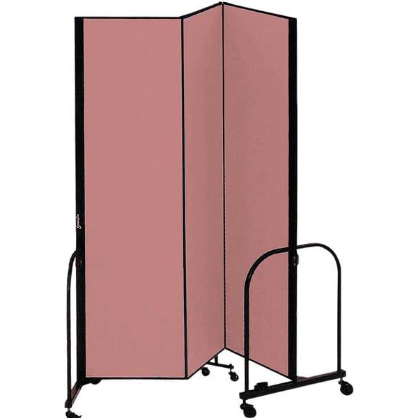 Partition, 5 Ft 9 In W x7 Ft 4 In H, Mauve
