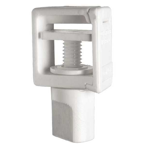 Tube Clamp, 9/16 In, Acetal, PK3