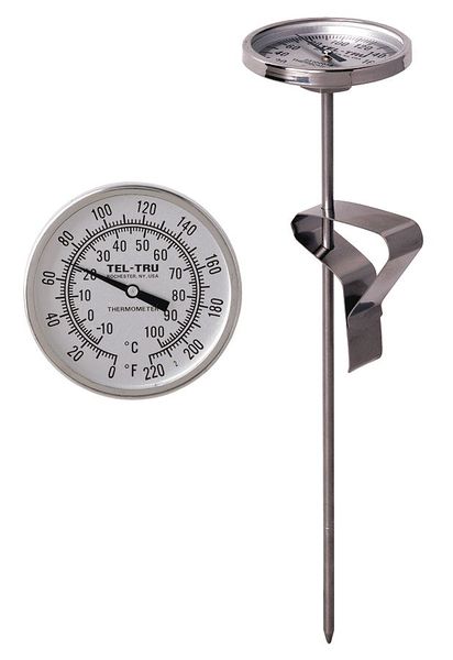Bimetal Thermom, 2 In Dial, -40 to 70C